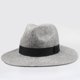Spring and Autumn Flat Brimmed Fedora Hats