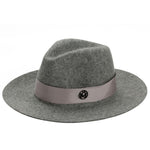 Ladies pink wool feodra hats