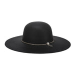 Winter Wool Fedora Vintage Black Hats