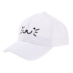 Cat Smiling Face Unisex Kids Baseball Caps