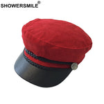 Red Newsboy Hats